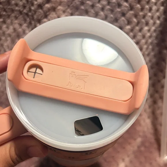 Stanley Peach Tumbler with Logo - Picture 6 of 10